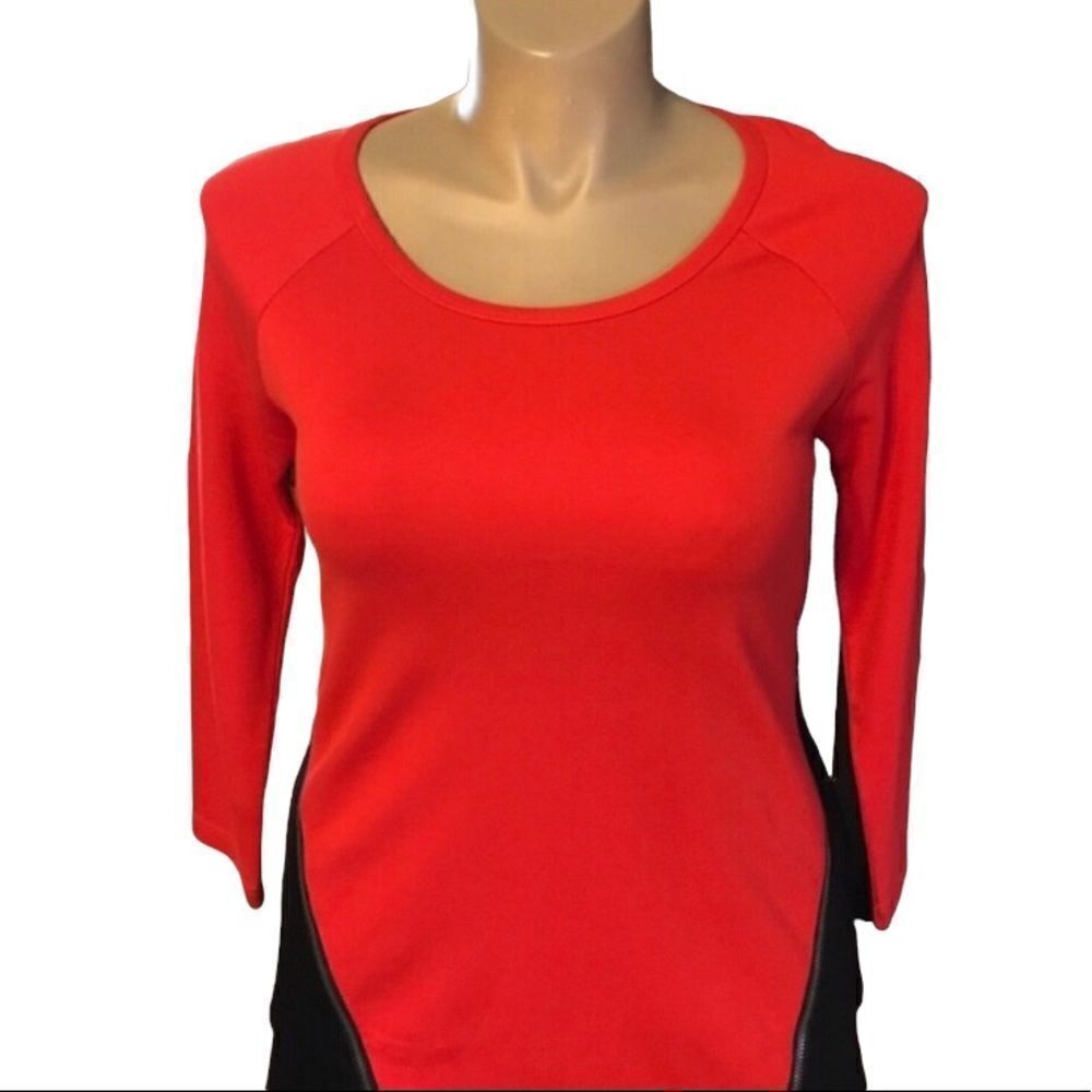 Lynn Ritchie Top SMALL Red & Black NWT